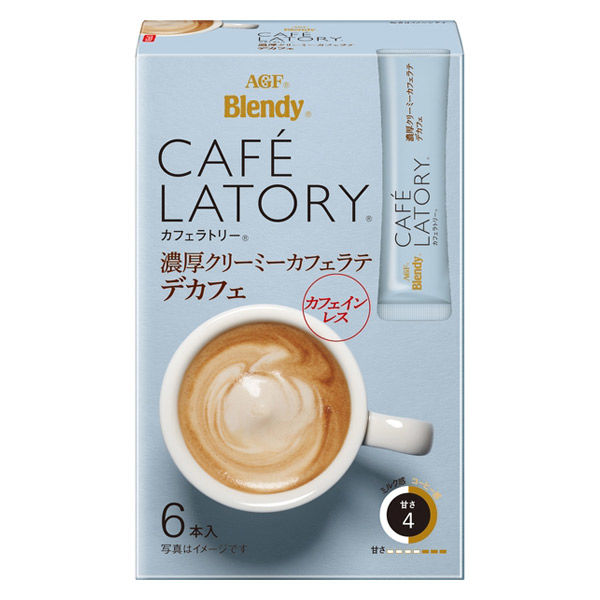 AGF 브랜디 카페라토리 디카페인 크림 라떼 [ 6개입 ]