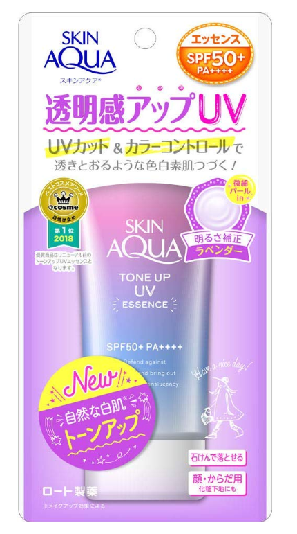 스킨 아쿠아 톤 업 UV선크림 라벤더향 80g