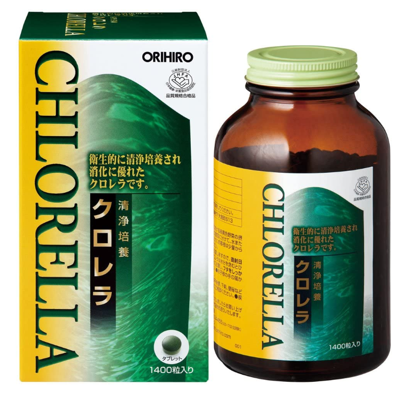 오리히로 청정 배양 클로렐라 1400정