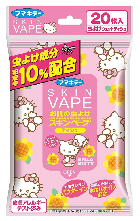 후마키라 방충제 시트 헬로 키티 20장 (복숭아 살구의 향기)