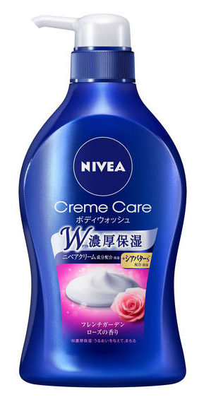 NIVEA 니베아 크림케어 바디워시 프렌치 가든 로즈의 향기 펌프 480ml