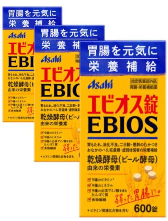 에비오스 [ 600정 ] (3개 세트)