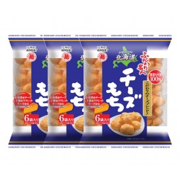 에치고제과 명인 홋카이도 치즈 인절미과자 (3개 세트)