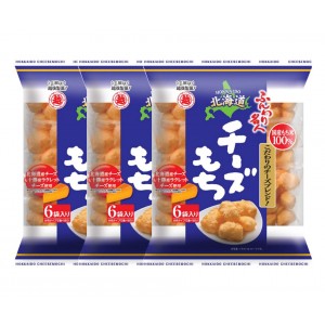 에치고제과 명인 홋카이도 치즈 인절미과자 (3개 세트)