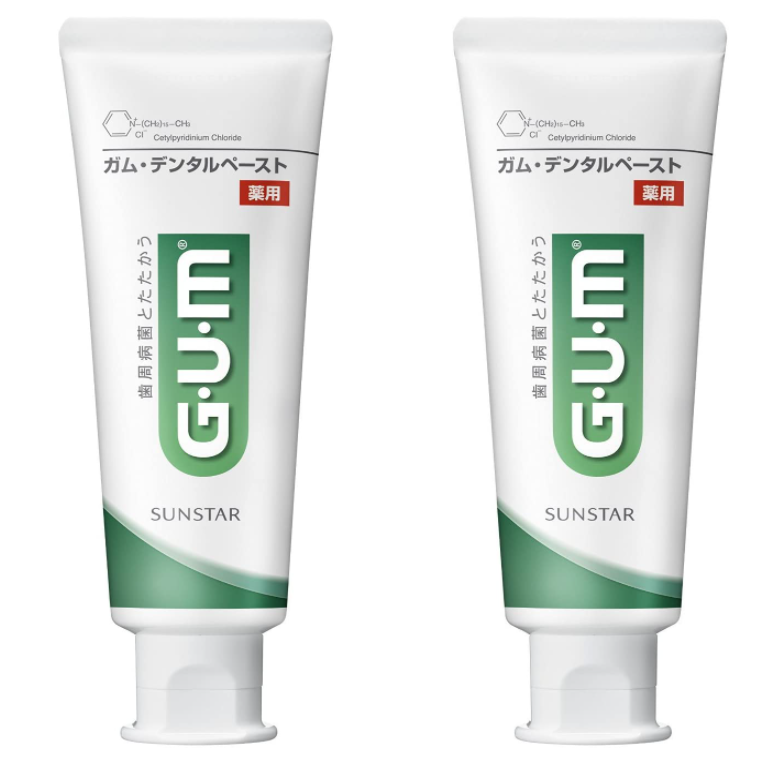 GUM 치약 120g (2개 세트)