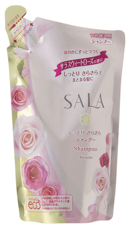 사라 샴푸 촉촉한용 달콤한 로즈의 향기 리필용 350ml