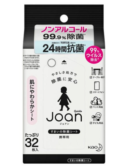 Joan 휴대용 살균 티슈 (32매입)