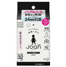 Joan 휴대용 살균 티슈 (32매입)