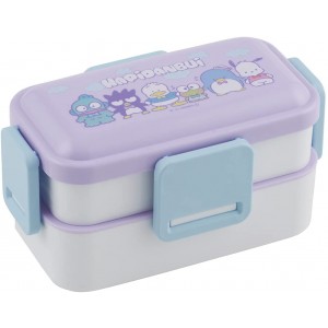 향균 돔형 뚜껑 2단 도시락 600ml 해피덤푸이 산리오