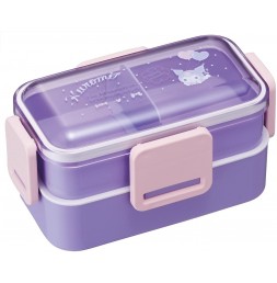 산리오 쿠로미 은이온  2단 도시락통 600ml