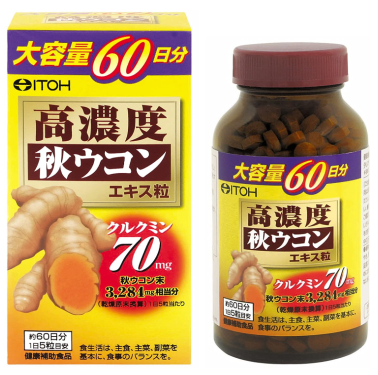 이토우 한방 고농도 우콘심황 추출물 300정