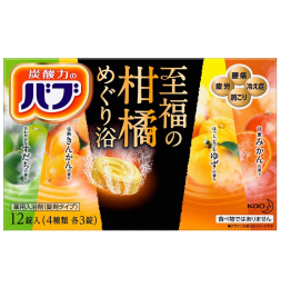 바브 행복의 감귤 입욕제 12정