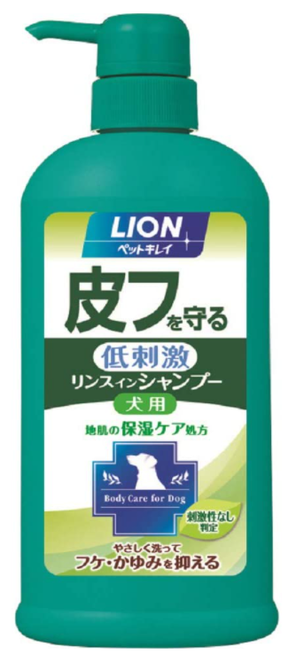 라이온 애견용 피부보호 샴푸린스펌프용 550ml
