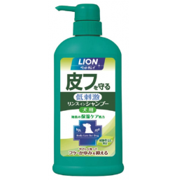 라이온 애견용 피부보호 샴푸린스펌프용 550ml