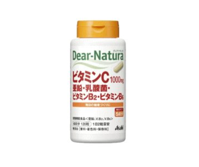 디어내츄럴 비타민C·아연·유산균·비타민B2·비타민B6 60일분(120알)
