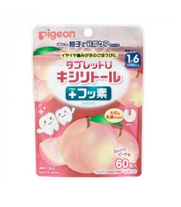 피죤 젖니관리 타블렛 U  복숭아맛 ( 60정 )