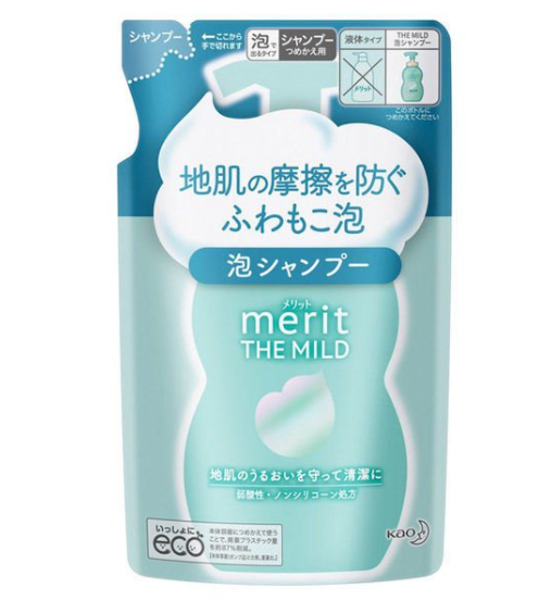 메리트 더 마일드 거품 샴푸 리필