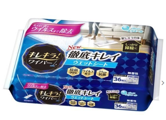 키레키라 와이퍼 철저 깨끗 물티슈 36매