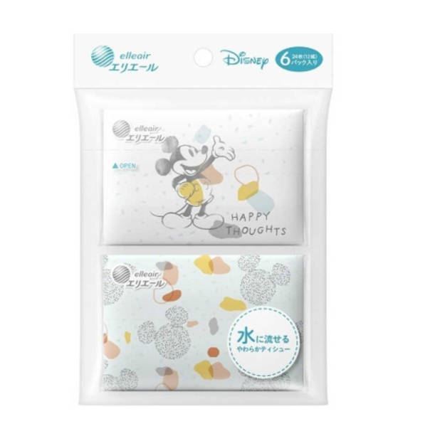 디즈니 포켓티슈 캐쥬얼 12W 6P