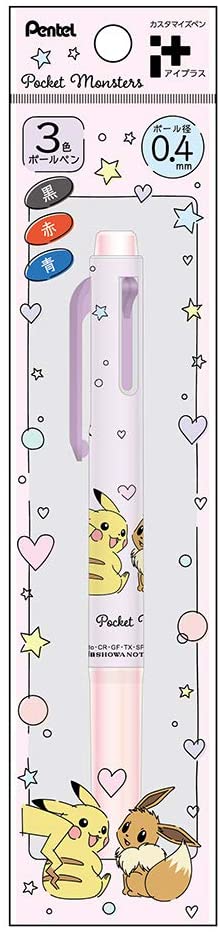 쇼와 노트 아이 플러스 3 색 세트 포켓 몬스터 B 무늬