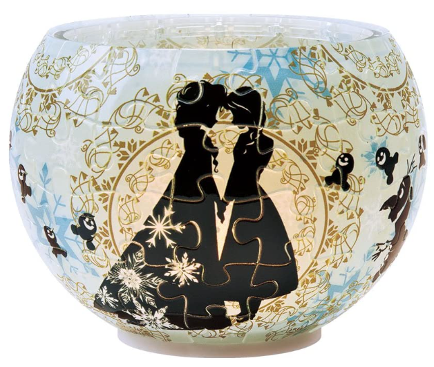 직소 램프 쉐이드 퍼즐 엘사와 안나 80피스