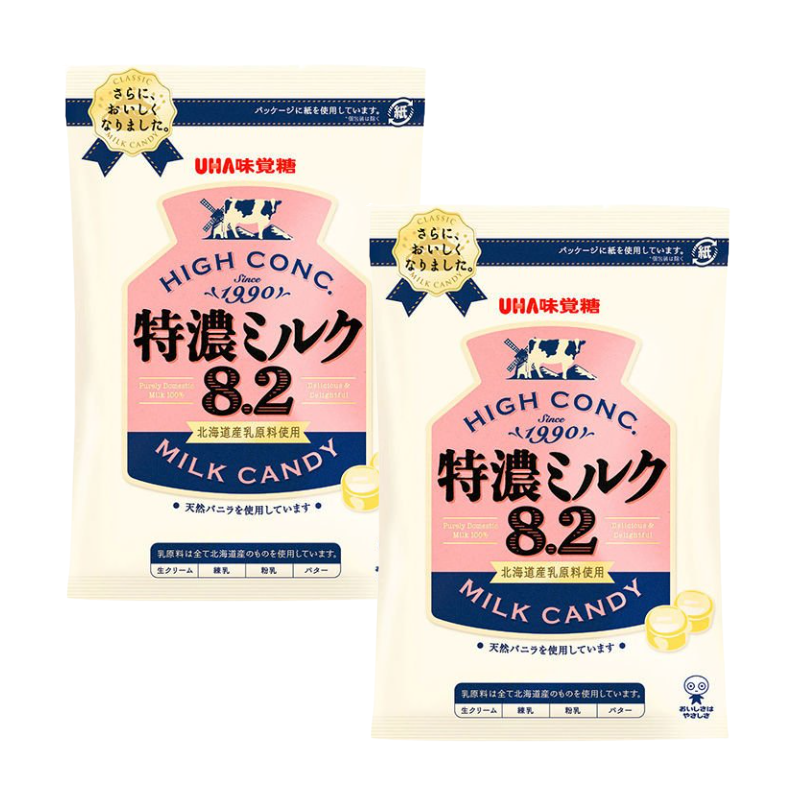 UHA 진한 우유 사탕 2개 세트