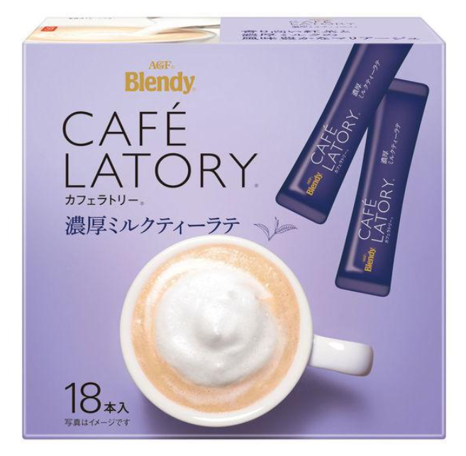 AGF 브랜디 카페라토리 진한 밀크티 라떼 18개입