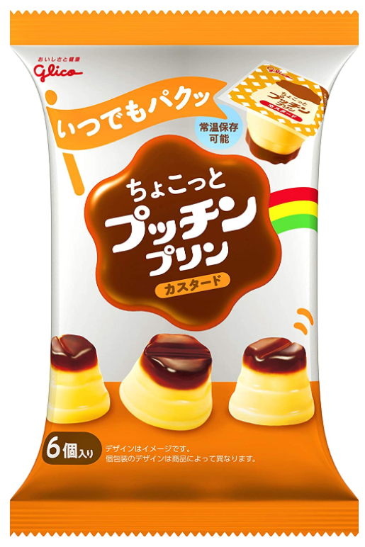 글리코 푸칭 푸딩 커스터드 120g 6개 세트