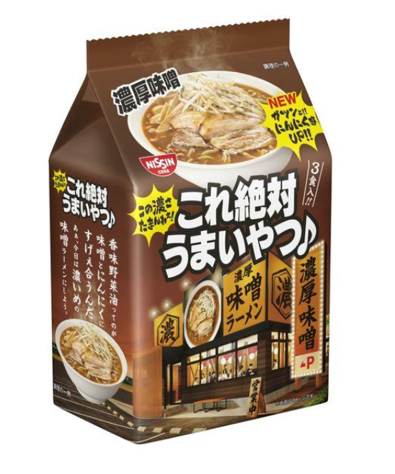 닛신 맛있는 녀석 된장 라멘 1팩 (3개입)