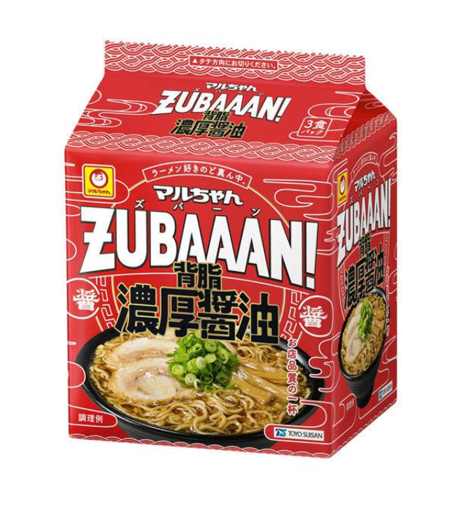 마루짱 봉지라면 ZUBAAAN 진한 간장라멘 3개입
