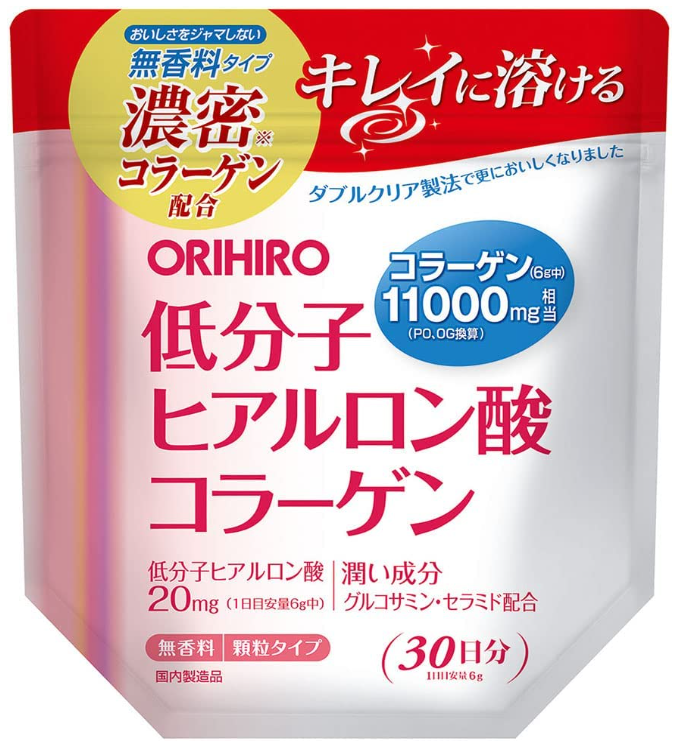 오리히로 저분자 히알루론산 콜라겐 180g