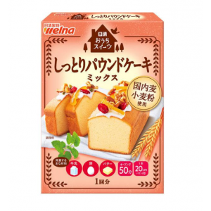닛신 밀가루 웰나 촉촉한 파운드 케이크 믹스 (240g) 1 개