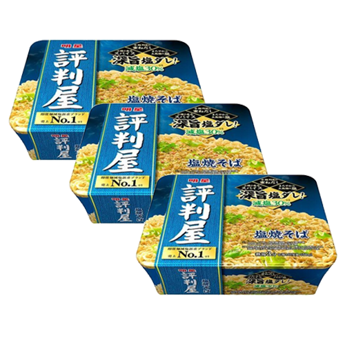 묘조식품 평판가게 소금구이 소바 (3개세트)