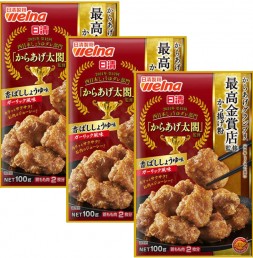 닛신제분 웰나 그랑프리 마늘풍미 간장맛 튀김가루 100g 3개 세트