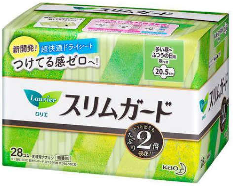 카오 로리에 슬림가드 날개형 28매