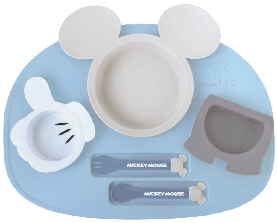 미키마우스 아이콘 식판 블루