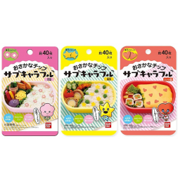 캬라후루 캐릭터 3종 도시락 꾸미기 세트