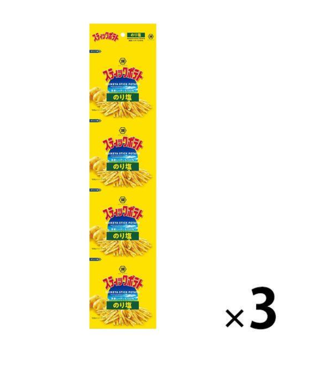 미니 코이케야 감자 김 소금 4연봉 3개세트