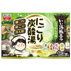 하쿠겐아스 그리운 여관 탄산탕 입욕제 16개입