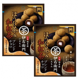 이에몬 호지차 홍차 블렌드 초코 2개 세트