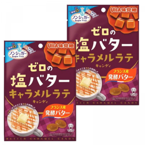 제로 소금버터 카라멜 라떼 캔디 81g 2개 세트