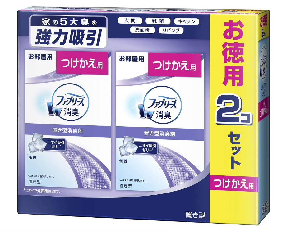 페브리즈 무향 교체용 130g 2개 팩